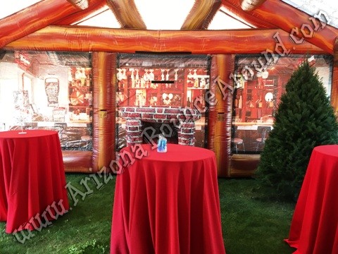 Inflatable Log Cabin Rentals in Phoenix Arizona